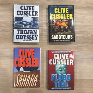 Set of 4 Clive Cussler Novels - Mixed Titles -  Hardcover
